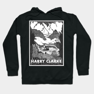 Harry Clarke Landscape Drawing Hoodie